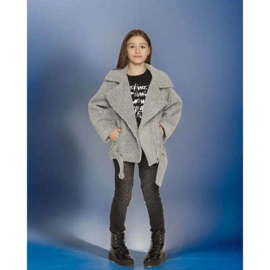 Giubbotto Over per bambina da 8anni a 16anni Y-Clu YFJF24C141 - OOPS by BabyBimbo 0-16