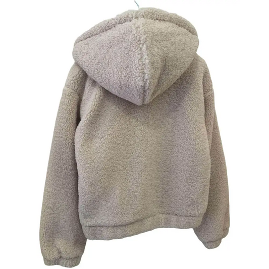 Giubbotto Teddy beige per bambina da 8anni a 16anni Y-Clu YFJF24C198 - OOPS by BabyBimbo 0-16