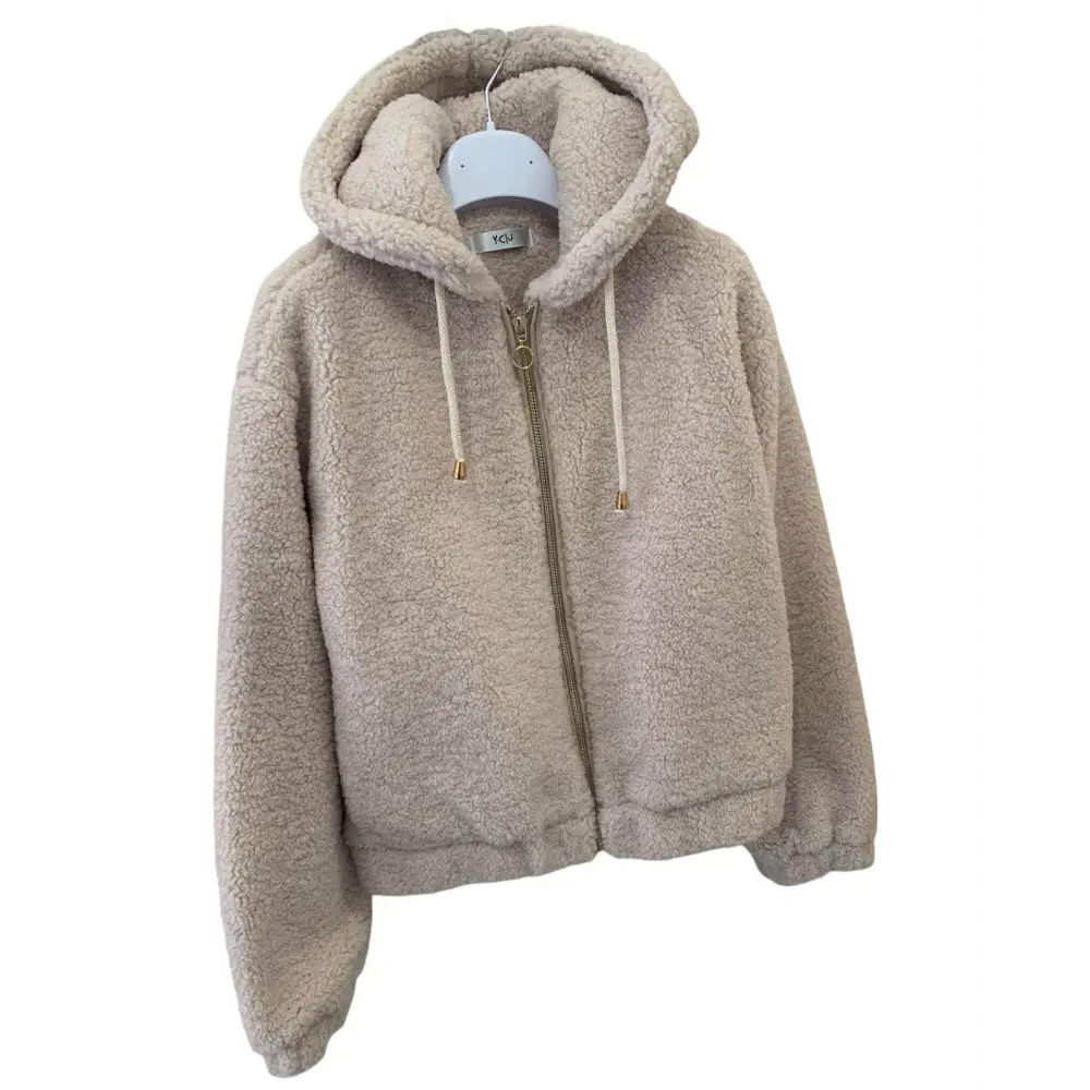 Giubbotto Teddy beige per bambina da 8anni a 16anni Y-Clu YFJF24C198 - OOPS by BabyBimbo 0-16