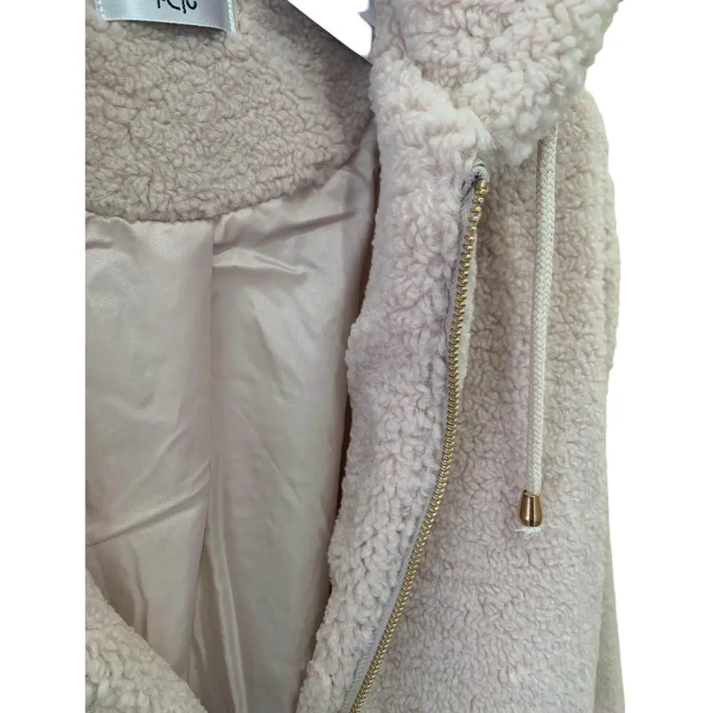 Giubbotto Teddy beige per bambina da 8anni a 16anni Y-Clu YFJF24C198 - OOPS by BabyBimbo 0-16