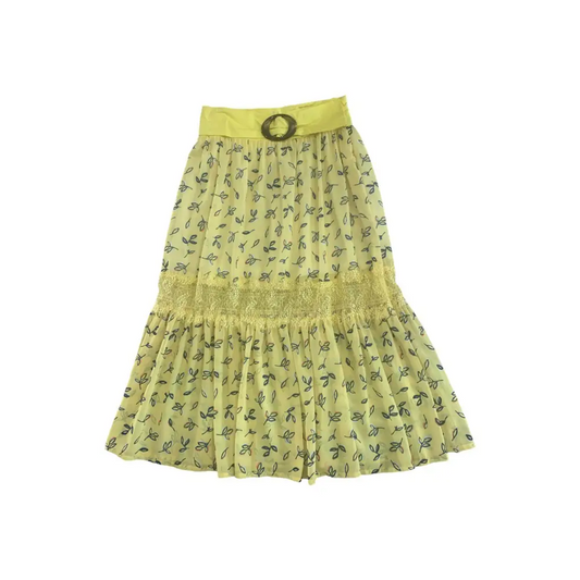 Gonna Lunga con cintura da 8 a 16 anni Y-Clù Y15168 - OOPS by BabyBimbo 0-16