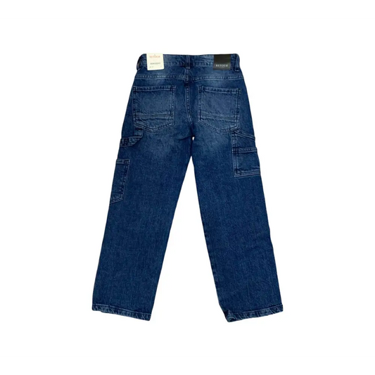 JEANS BLU OVERSIZE RETOUR RDB-600 - OOPS by BabyBimbo 0-16