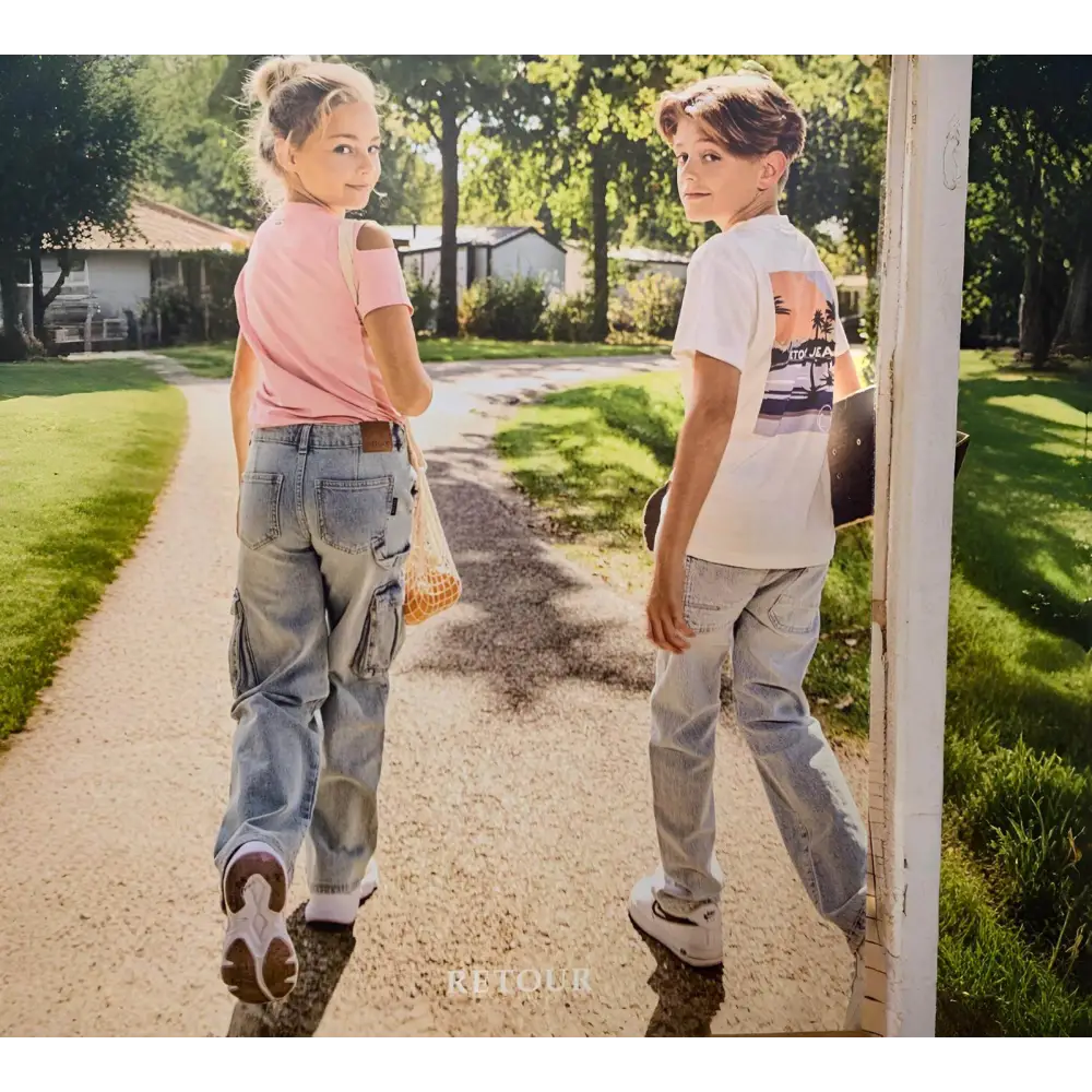 JEANS CHIARO RELAXED FIT RETOUR RDB-400 - OOPS by BabyBimbo 0-16