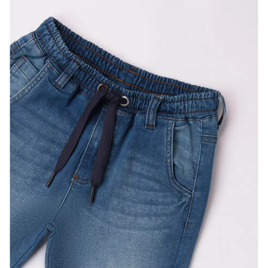 Jeans con elastico per ragazzo da 8 a 16 anni Sarabanda 07444 - OOPS by BabyBimbo 0-16