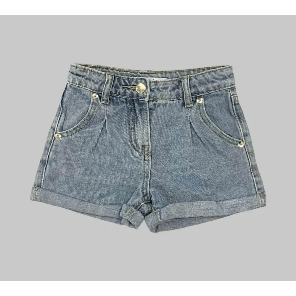 JEANS CORTI PER BAMBINA DA 3ANNI A 7ANNI Y-Clù 409PYFBS25 - OOPS by BabyBimbo 0-16