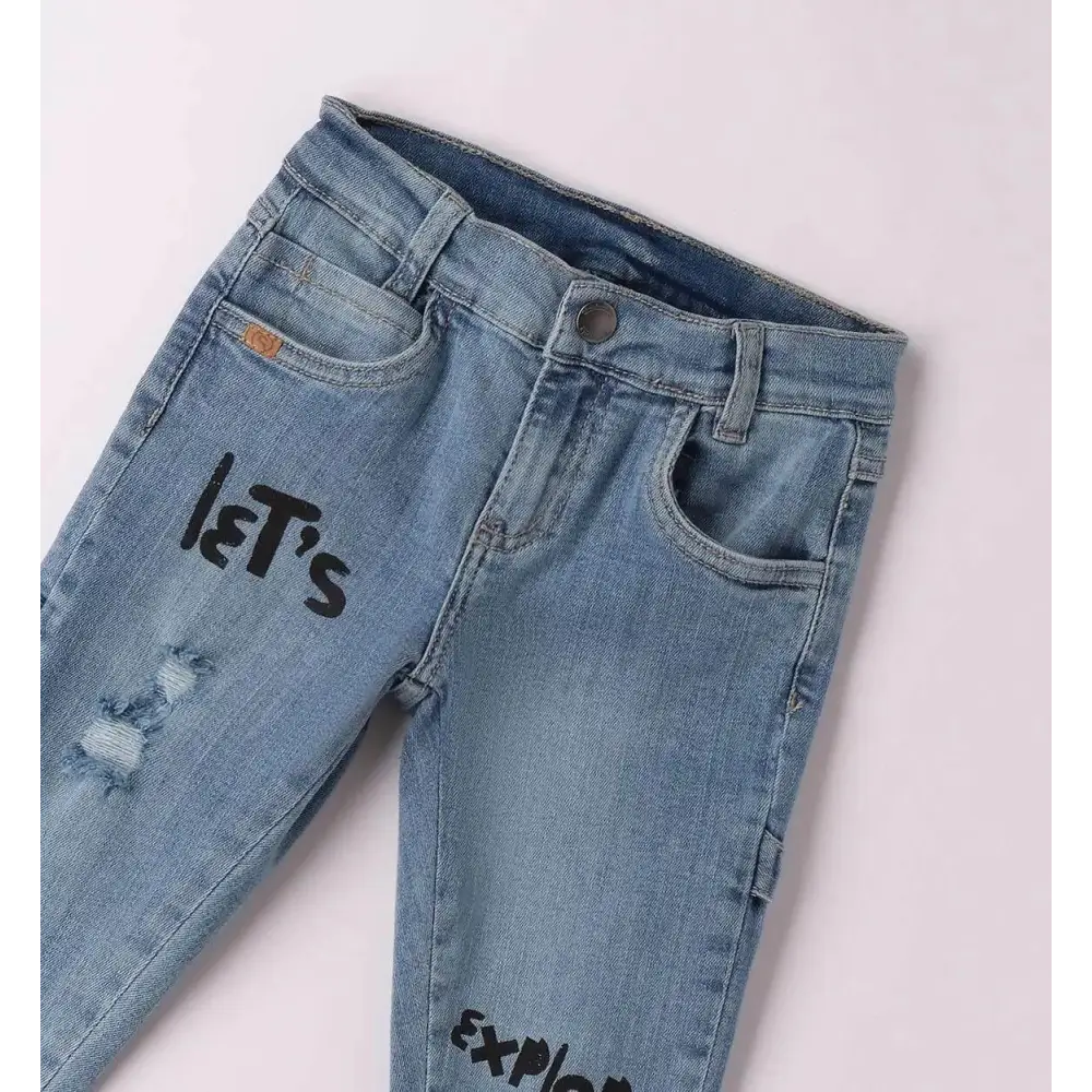 Jeans per bambino da 18mesi a 8anni Sarabanda 0B032 - OOPS by BabyBimbo 0-16