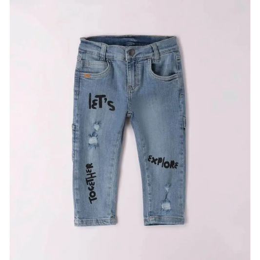Jeans per bambino da 18mesi a 8anni Sarabanda 0B032 - OOPS by BabyBimbo 0-16