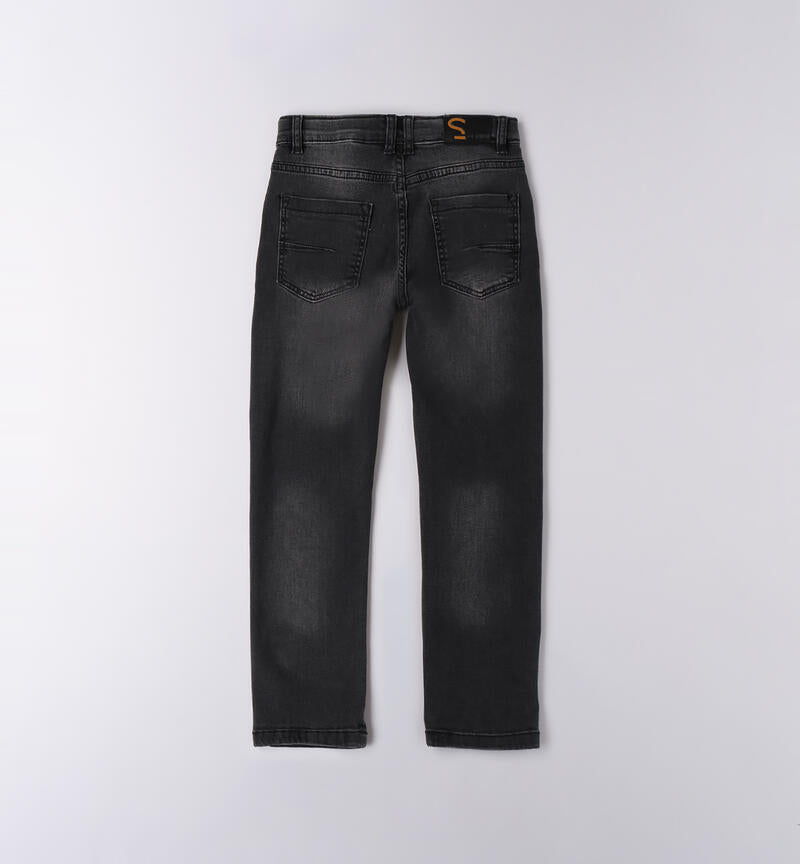 Jeans ragazzo Sarabanda grigi con design semplice e comodo per uso quotidiano
