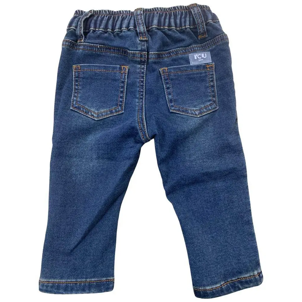 Jeans stretch per neonato da 6mesi a 24mesi Y-Clù BYN10701 - OOPS by BabyBimbo 0-16