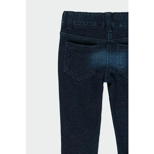 Leggings effetto jeans blu scuro per Bimba da 6 a 8 anni Boboli 290001 - OOPS by BabyBimbo 0-16
