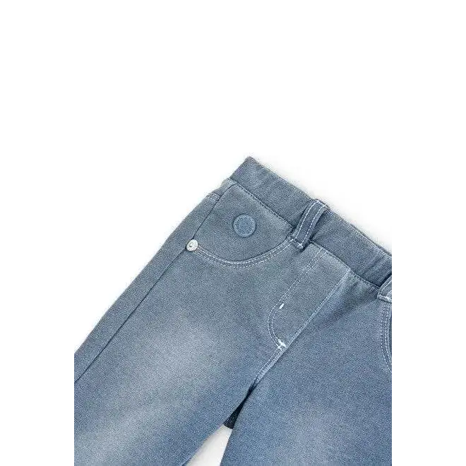 Leggings effetto jeans slavato per Bimba da 12mesi a 8anni Boboli 290001 - OOPS by BabyBimbo 0-16