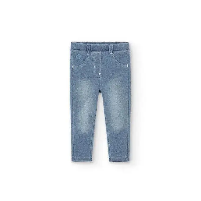 Leggings effetto jeans slavato per Bimba da 12mesi a 8anni Boboli 290001 - OOPS by BabyBimbo 0-16