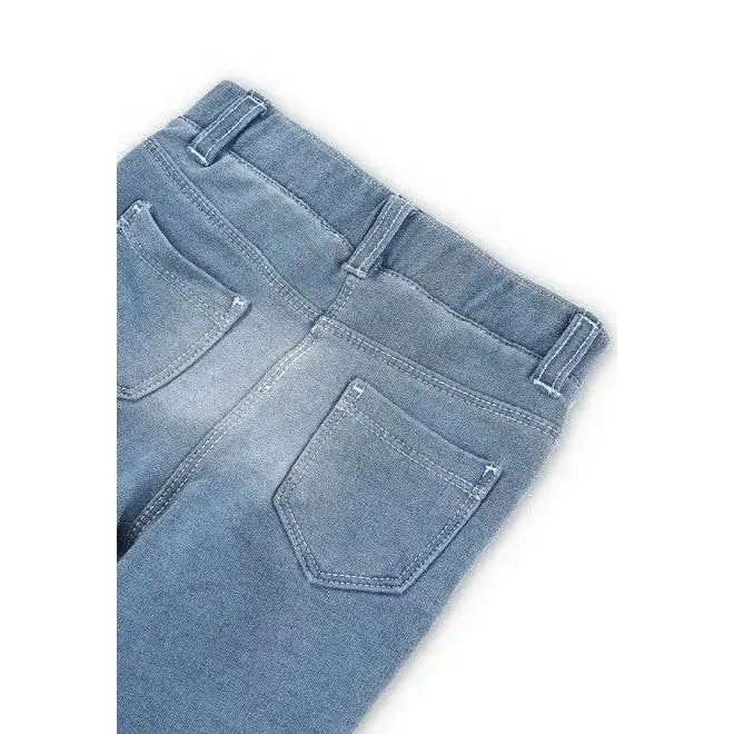 Leggings effetto jeans slavato per Bimba da 12mesi a 8anni Boboli 290001 - OOPS by BabyBimbo 0-16