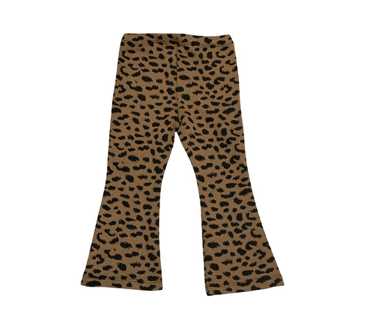 Leggings zampa bambina maculati in stile leopardato per un look alla moda e divertente
