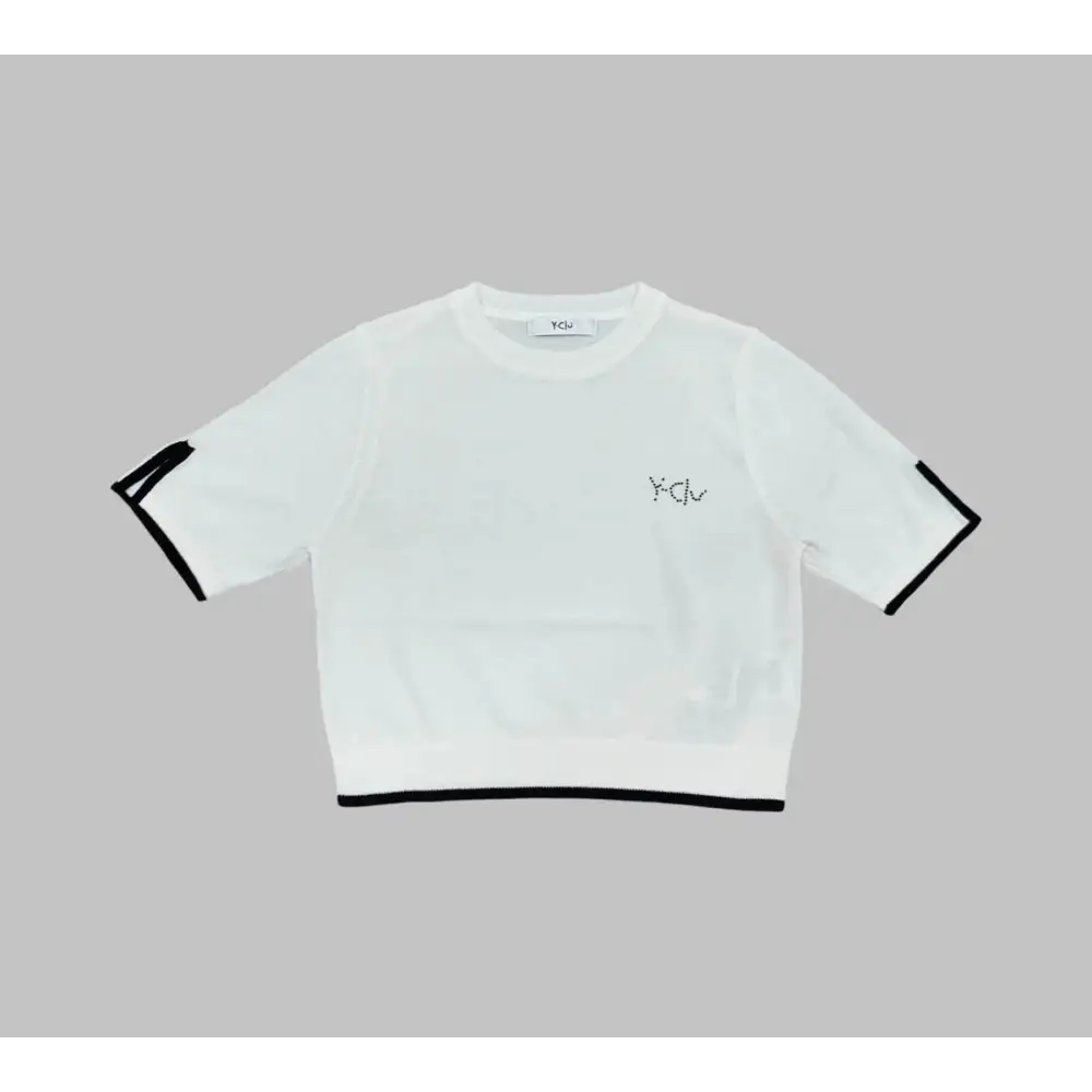 MAGLIA ELEGANTE MANICA CORTA PER RAGAZZA YCLU 184PYFJS25 - OOPS by BabyBimbo 0-16