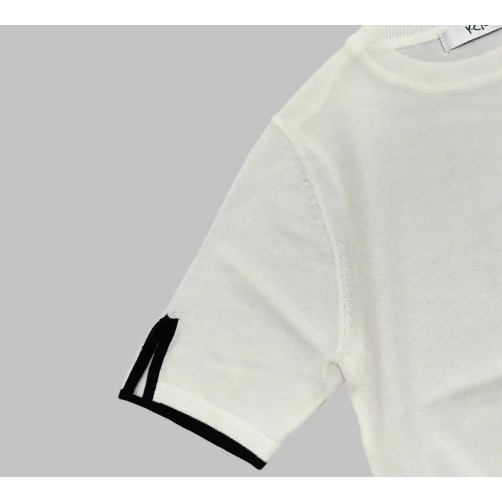MAGLIA ELEGANTE MANICA CORTA PER RAGAZZA YCLU 184PYFJS25 - OOPS by BabyBimbo 0-16