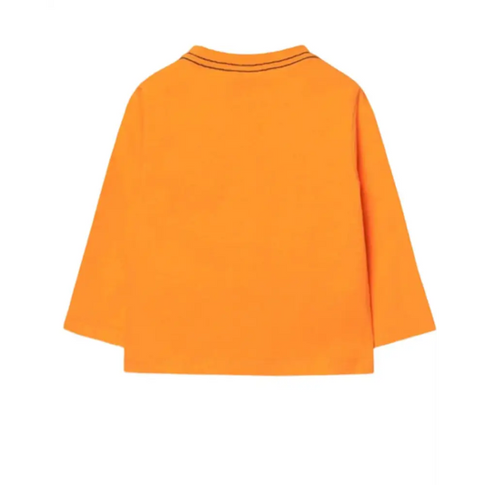 Maglietta arancione stampata per Bambino da 18mesi a 8anni Boboli 349107 - OOPS by BabyBimbo 0-16