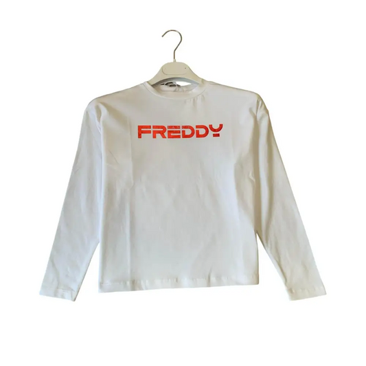 Maglietta Bianca per Ragazza da 8 a 16 anni FREDDY FR1807 - OOPS by BabyBimbo 0-16