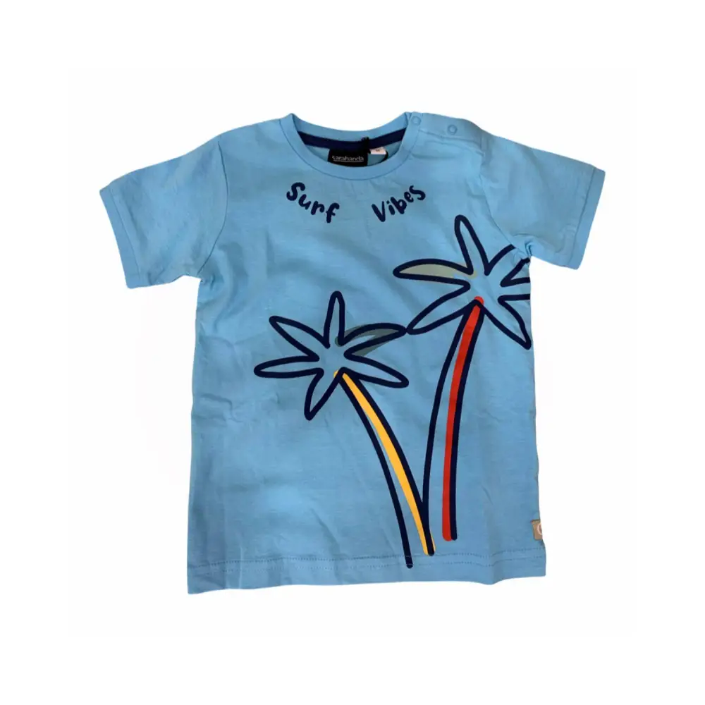 MAGLIETTA CELESTE MANICA CORTA - 2anni - maglietta