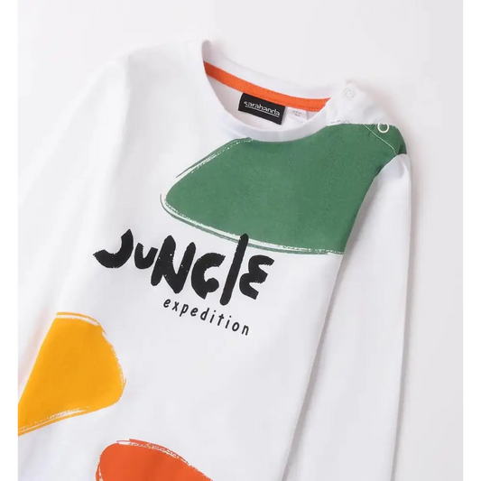 Maglietta da bambino da 18mesi a 8anni Sarabanda 0B011 - OOPS by BabyBimbo 0-16