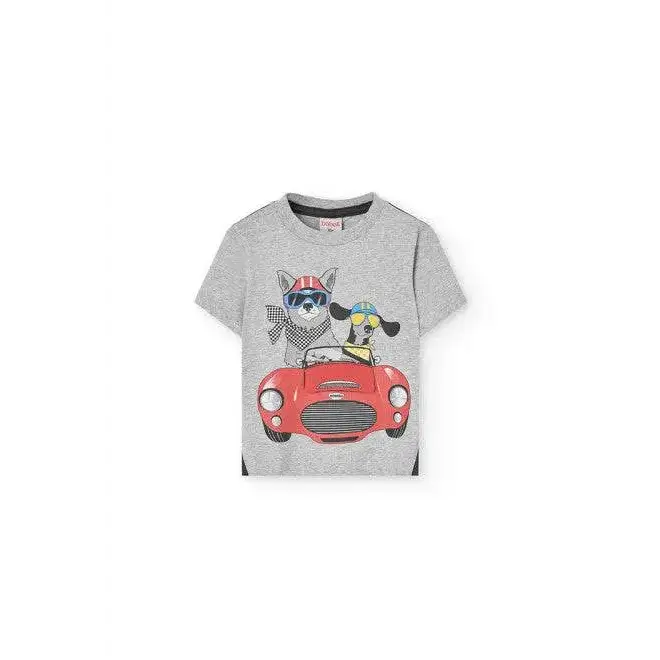 Maglietta manica corta per Bambino da 12mesi a 8anni Boboli 341132 - OOPS by BabyBimbo 0-16