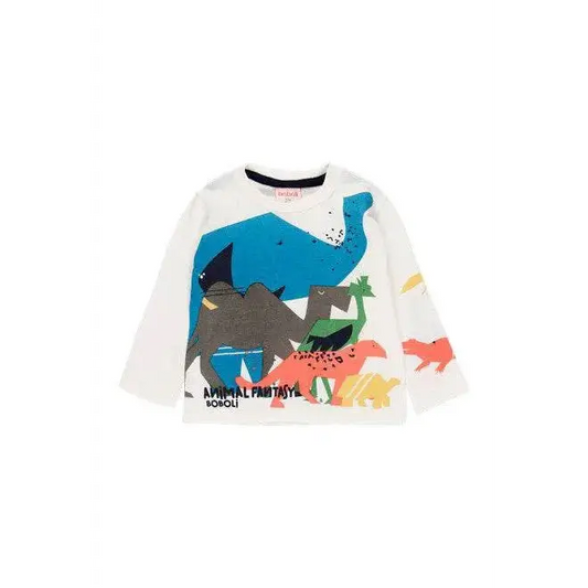 Maglietta manica Lunga per Bambino da 12mesi a 8anni Boboli 301026 - OOPS by BabyBimbo 0-16