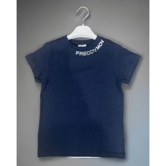Maglietta Navy per Ragazza da 8 a 16 anni FREDDY FR1786 - OOPS by BabyBimbo 0-16