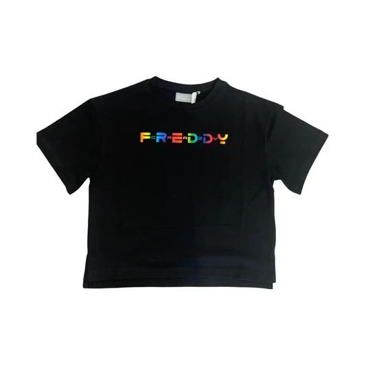 Maglietta nera per Ragazza da 8 a 16 anni FREDDY FR1826 - OOPS by BabyBimbo 0-16