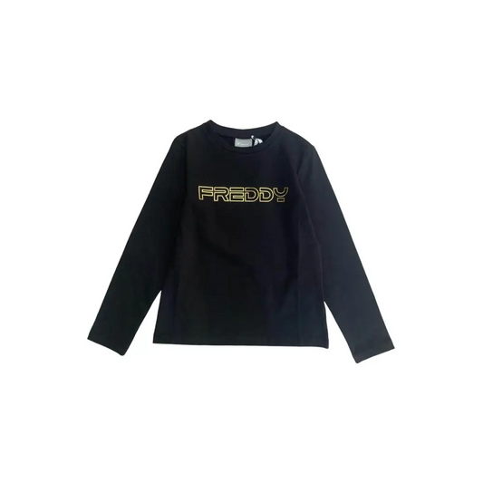 Maglietta nera per Ragazza da 8 a 16 anni FREDDY FR1870 - OOPS by BabyBimbo 0-16