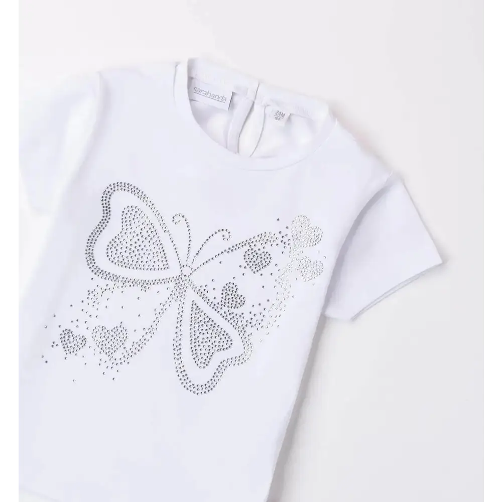 Maglietta per bambina da 3anni a 8 anni Sarabanda 0B313 - OOPS by BabyBimbo 0-16