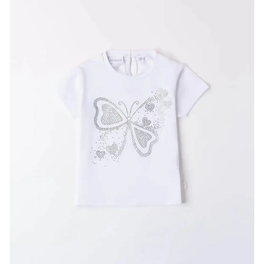 Maglietta per bambina da 3anni a 8 anni Sarabanda 0B313 - OOPS by BabyBimbo 0-16