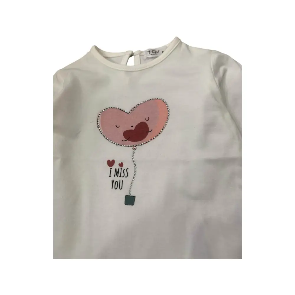 Maglietta per bambina da 6mesi a 24mesi Y-Clu YFNF24T545 - OOPS by BabyBimbo 0-16