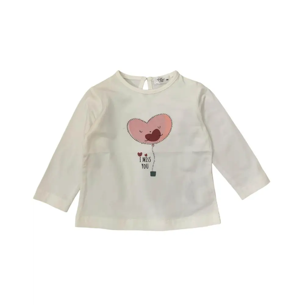 Maglietta per bambina da 6mesi a 24mesi Y-Clu YFNF24T545 - OOPS by BabyBimbo 0-16