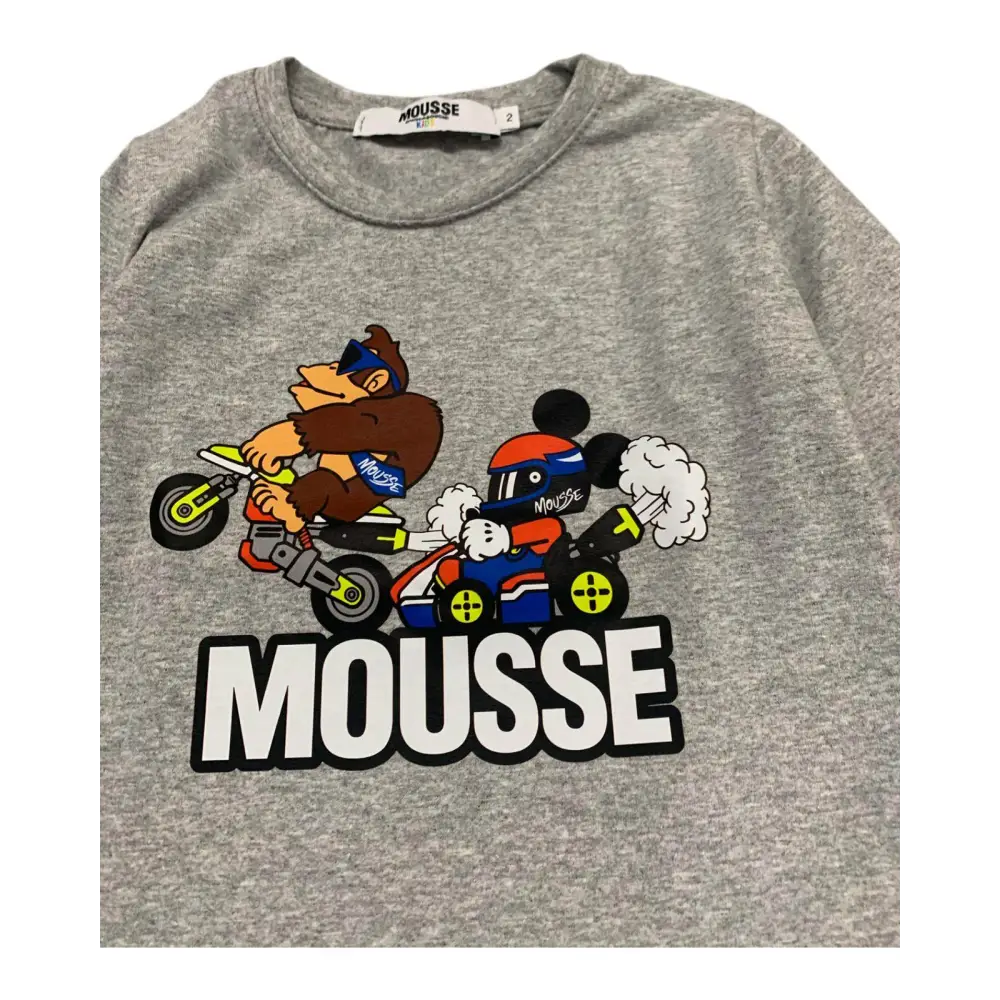 Maglietta Turbo Race per Bambino da 2anni a 12anni Mousse HKTL370M - OOPS by BabyBimbo 0-16