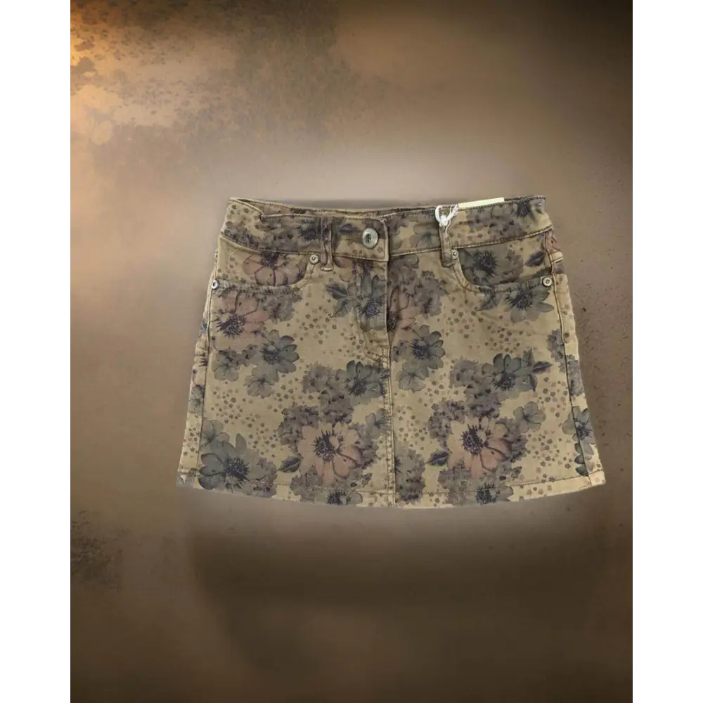 Mini gonna stampata fiori per Bimba Sarabanda 0L408 - OOPS by BabyBimbo 0-16