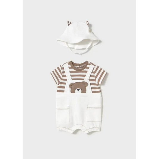 Pagliaccetto corto con cappellino 0-18mesi Mayoral 1606 - OOPS by BabyBimbo 0-16