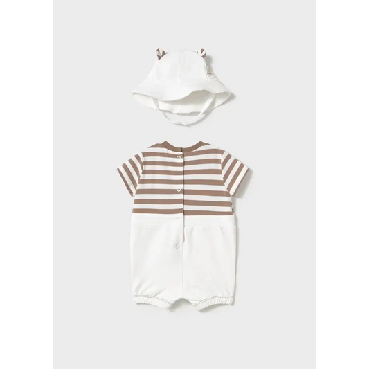 Pagliaccetto corto con cappellino 0-18mesi Mayoral 1606 - OOPS by BabyBimbo 0-16