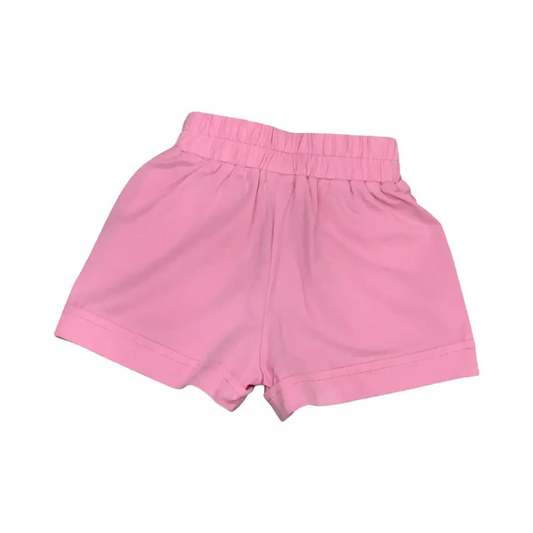 Pantaloncini rosa bambina Y-Clù con elastico in vita per comfort e vestibilità ideale