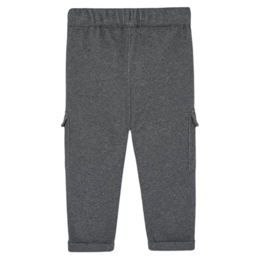 Pantalone cargo in grigio mélange per Bambino da 18mesi a 8anni Boboli 319104 - OOPS by BabyBimbo 0-16