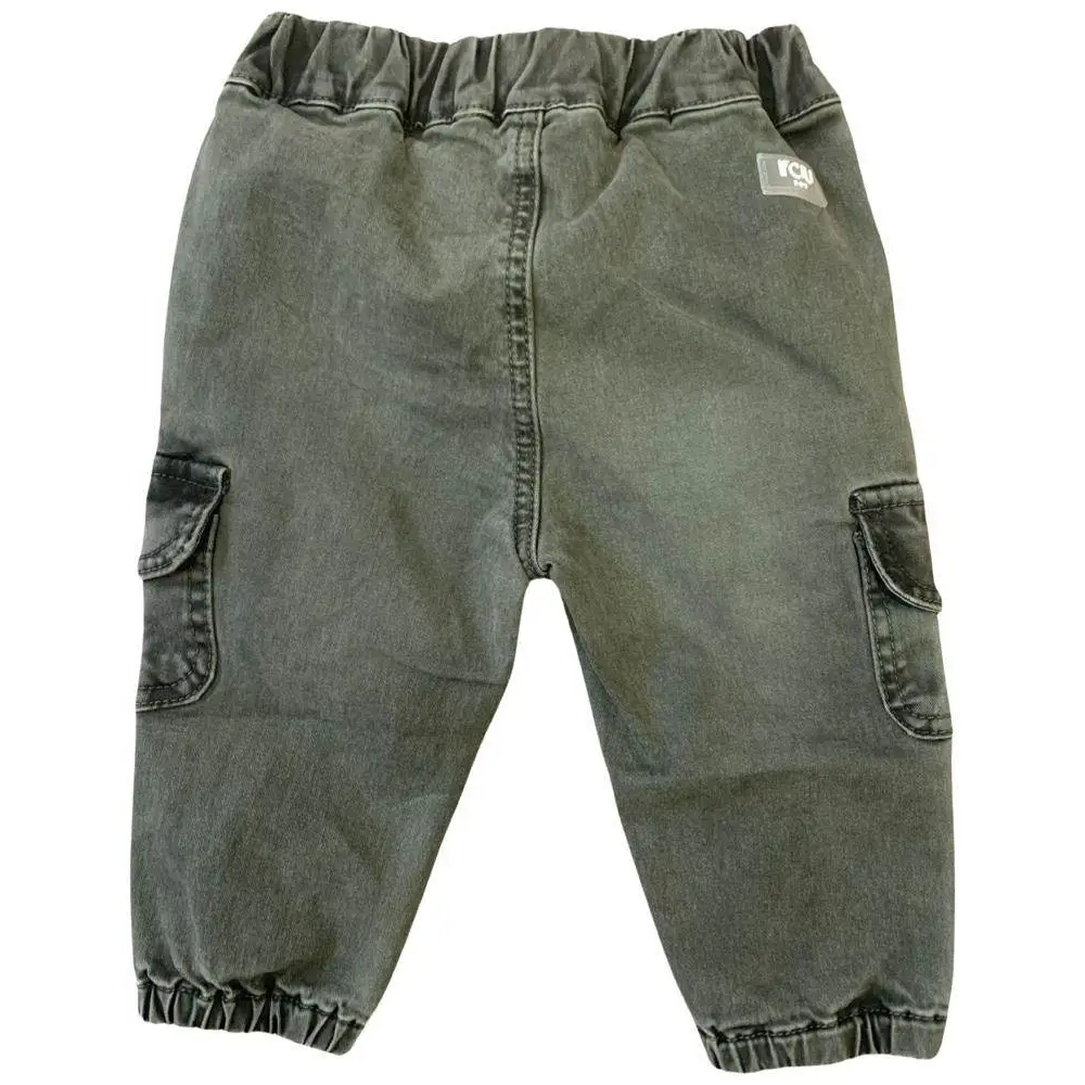 Pantalone Cargo stretch per neonato da 6mesi a 24mesi Y-Clù BYN10703 - OOPS by BabyBimbo 0-16