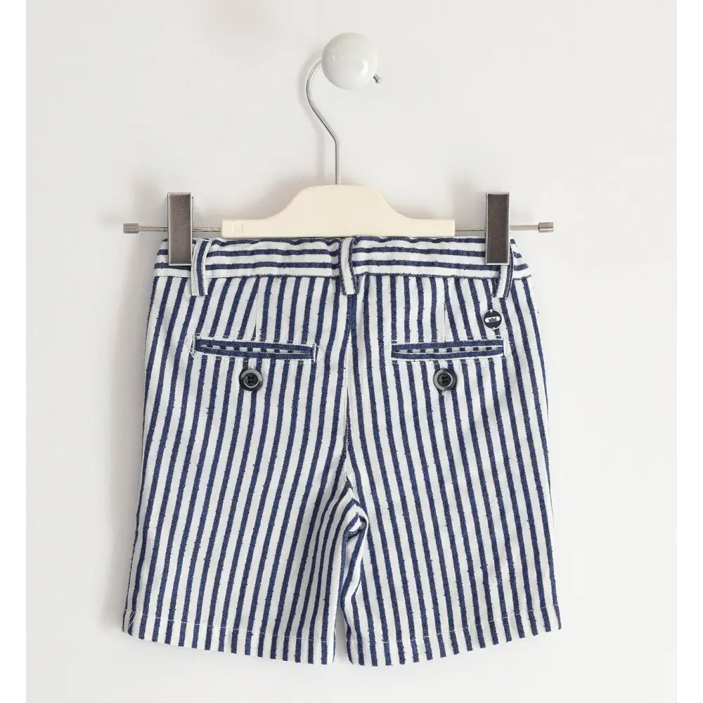Pantalone corto rigato per bimbo Sarabanda 04534 - OOPS by BabyBimbo 0-16