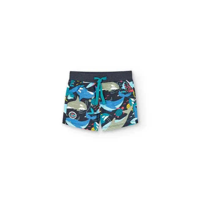 Pantalone corto stampata stretch per Bimbo Boboli 318079 - OOPS by BabyBimbo 0-16