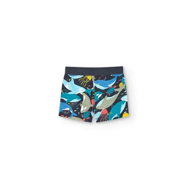 Pantalone corto stampata stretch per Bimbo Boboli 318079 - OOPS by BabyBimbo 0-16