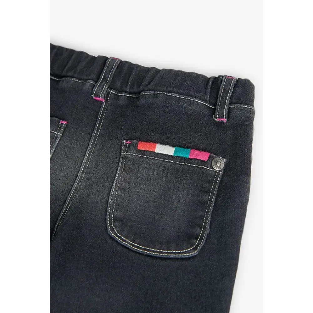 Pantalone denim Black per Bimba Boboli 229070black - OOPS by BabyBimbo 0-16