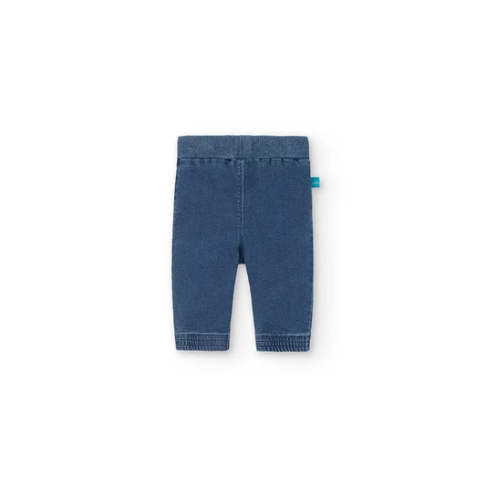 Pantalone denim per neonato maschio in blu per neonato Boboli 119180 - OOPS by BabyBimbo 0-16