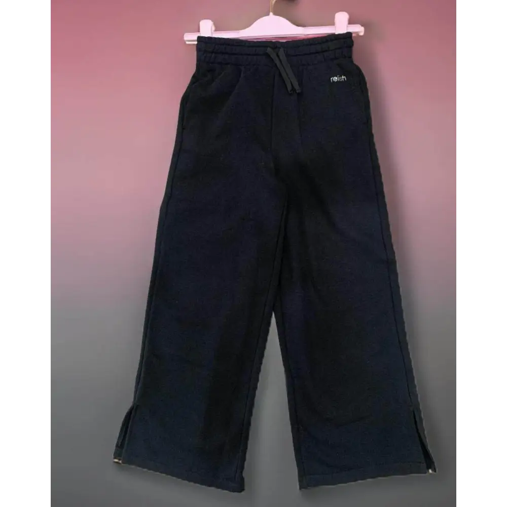 Pantalone larghe nero per bambina da 8anni a 16anni Relish Girl RGA247033 - OOPS by BabyBimbo 0-16