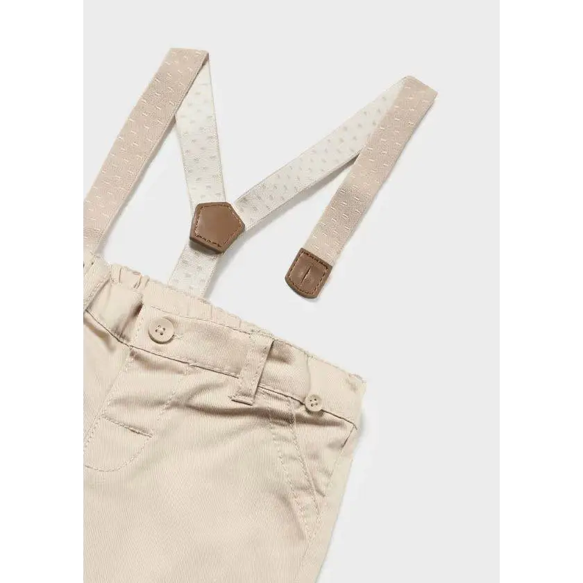 Pantalone lungo con bretelle Better Cotton per Neonato Mayoral 1536 - OOPS by BabyBimbo 0-16