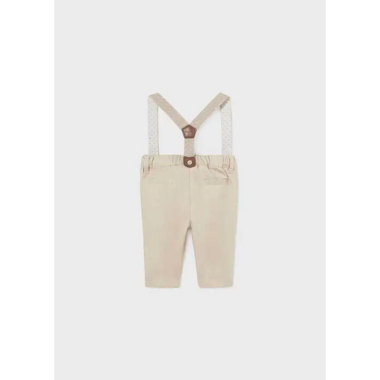 Pantalone lungo con bretelle Better Cotton per Neonato Mayoral 1536 - OOPS by BabyBimbo 0-16