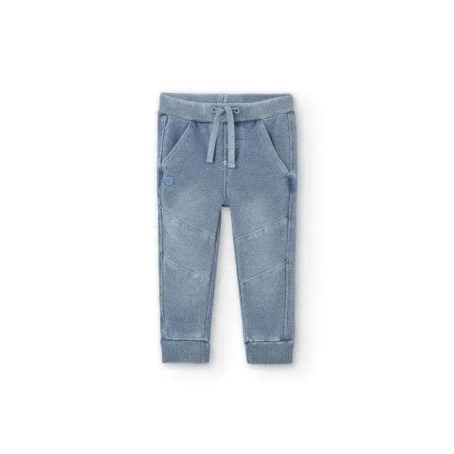 Pantalone morbido stretch effetto jeans per Bimbo Boboli 318136 - OOPS by BabyBimbo 0-16