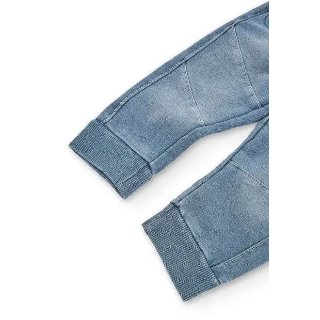 Pantalone morbido stretch effetto jeans per Bimbo Boboli 318136 - OOPS by BabyBimbo 0-16